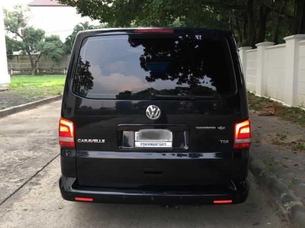 รถตู้ Volkswagen Caravelle 2.0 TDI ดีเซล VIP สีดำ เจ้าของขายเอง รูปที่ 3